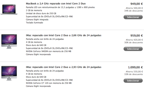 Macs restaurados